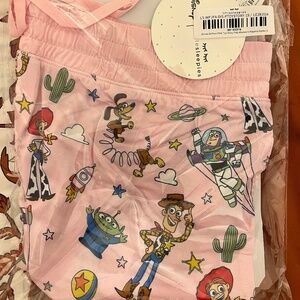 toy story pink little sleepies pants L